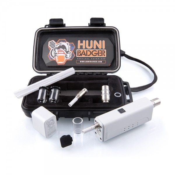 Huni Badger Portable Vaporizer Kit Best Color Pearl White