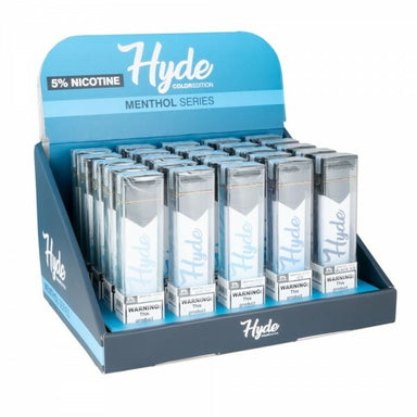 Hyde CE Menthol Series 25 CT Display Best Flavor