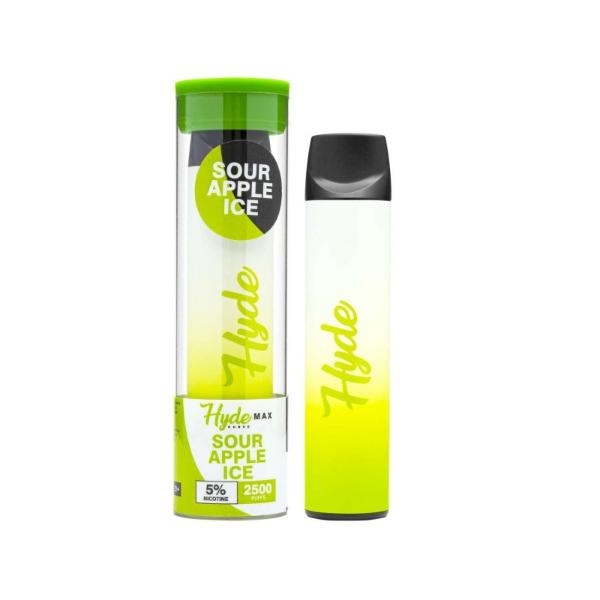 Hyde Curve Max 8mL Disposable Vape Best Flavor Sour Apple Ice