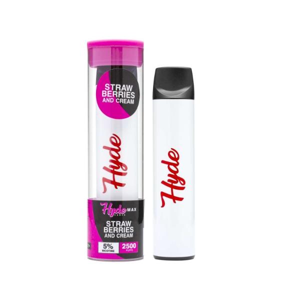 Hyde Curve Max 8mL Disposable Vape Best Flavor Strawberries and Cream