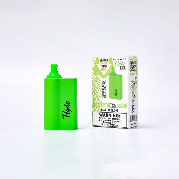 Hyde I.D. Recharge 4500 Puffs Single Disposable Vape 10mL Best Flavor Cali Melon