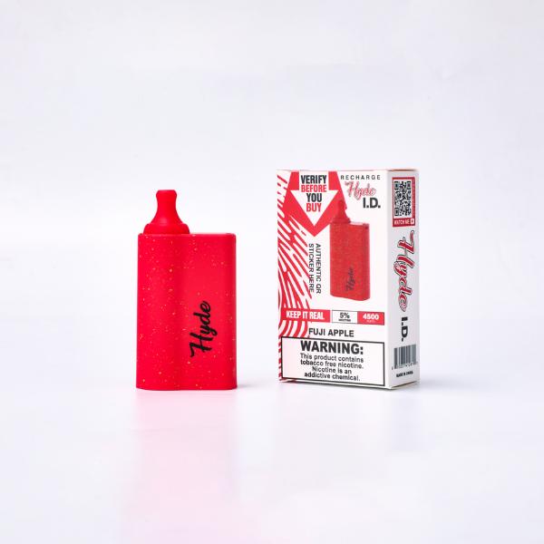 Hyde I.D. Recharge 4500 Puffs Single Disposable Vape 10mL Best Flavor Fuji Apple