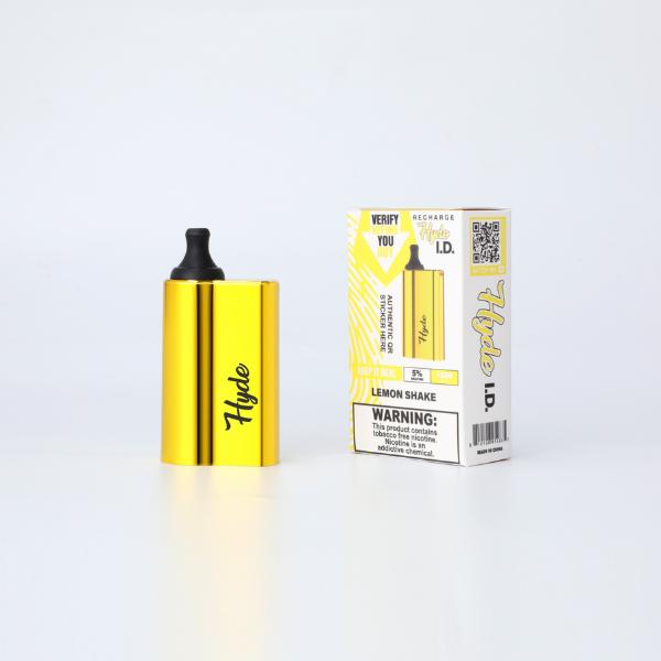 Hyde I.D. Recharge 4500 Puffs Single Disposable Vape 10mL Best Flavor Lemon Shake