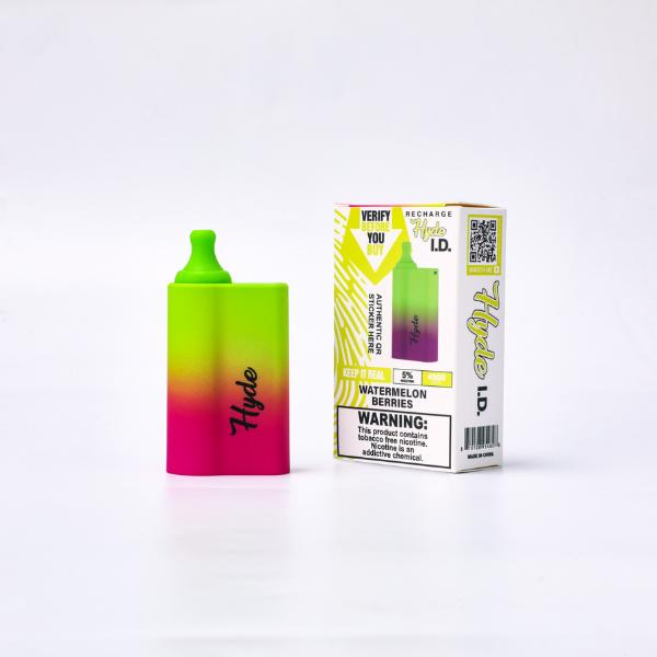 Watermelon Berries Hyde I.D. Recharge 4500 Puffs Single Disposable Cheap Price!