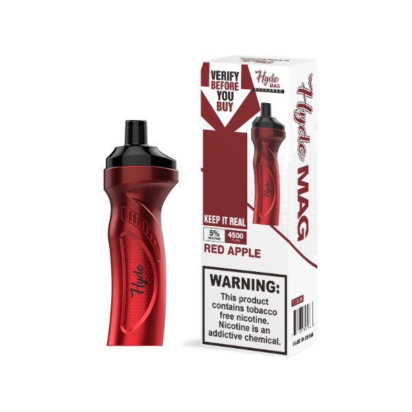 Hyde Mag 4500 Puffs Recharge Disposable Vape Red Apple