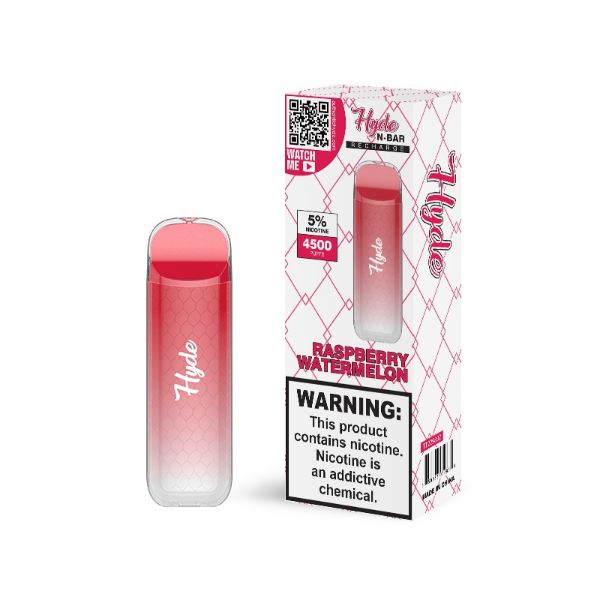 Raspberry Watermelon Hyde N-Bar Recharge Disposable 10-Pack