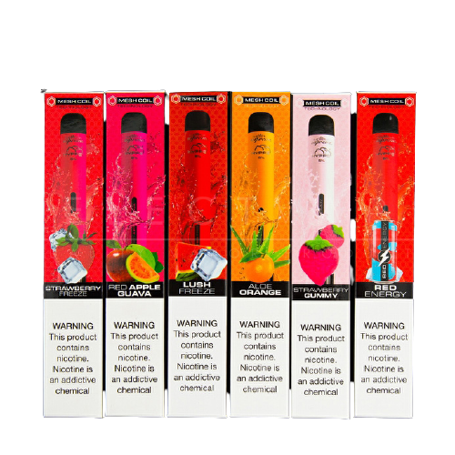 Hyppe Max Flow Mesh Single Disposable Vape 6mL 2000 Puffs Best Flavor Strawberry Freeze Red Apple Guava Lush Freeze Aloe Orange Strawberry Gummy Red Energy
