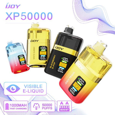 Best Deal iJoy XP50K 50,000 Puffs Disposable Vape 5-Pack