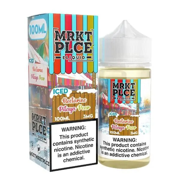 Best Deal MRKT PLCE Vape Juice 100mL - Iced Nectarine Pitaya Pear