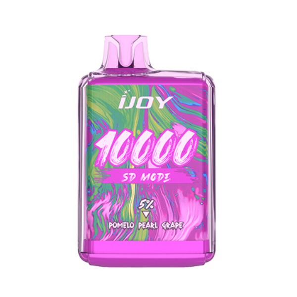 Best Deal iJoy Bar SD10000 Disposable Vape 20mL Pomelo Pearl Grape