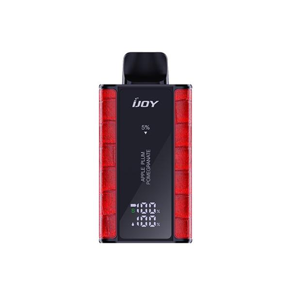 IJoy Bar Captain 10000 Disposable Vape 18mL Best Flavor Apple Plum Pomegranate