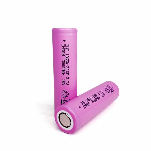 Imren 3000mAh Pink 18650 15A Battery 2-Pack Best