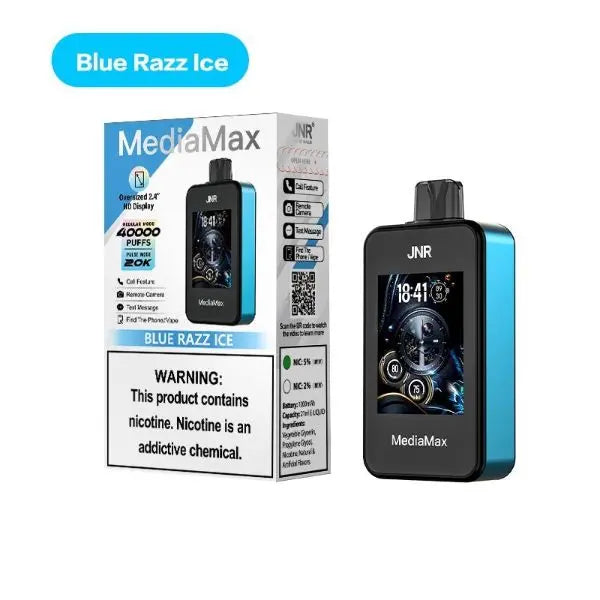 Bes Deal JNR Media Max 40,000 Puffs Disposable Vape 21mL - Blue Razz Ice