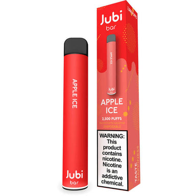Jubi Bar 2500 Puffs 8ML Single Disposable Vape Best Flavor Apple Ice