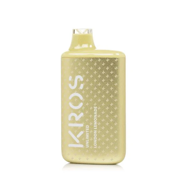 Best Deal Kros Unlimited 6000 Puffs Single Disposable Vape 14mL London Lemonade