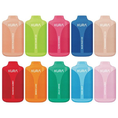 Kura 6000 Puffs 5-Pack Disposable All Flavors