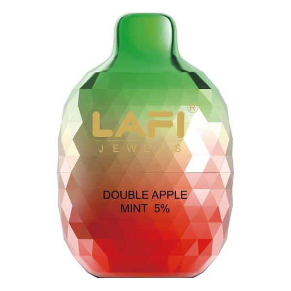 LAFI Jewels 6500 Puffs Disposable Vape 10 Pack Best Flavor Double Apple Mint