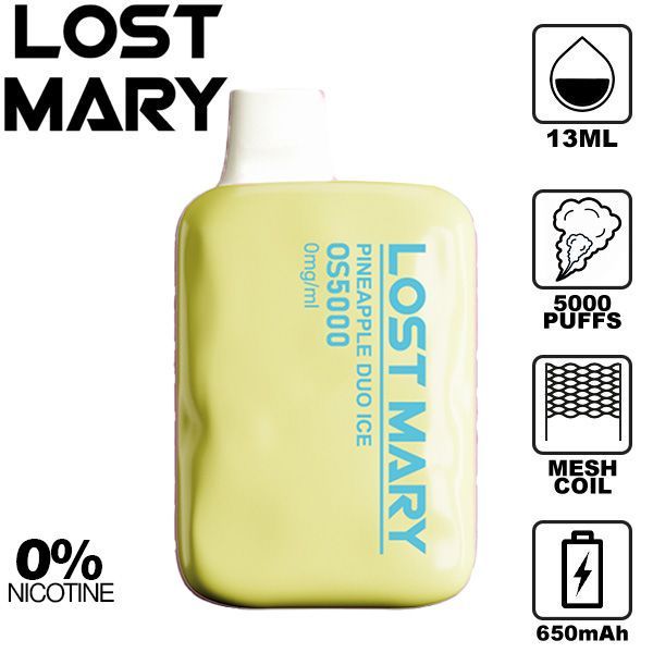 Lost Mary 0% Flavors Pineapple Duo Ice