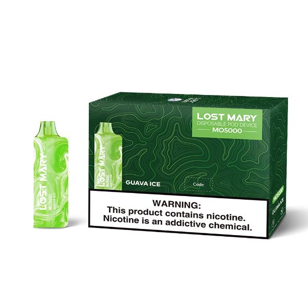Lost Mary Mo5000 3% Flavors Guava Ice