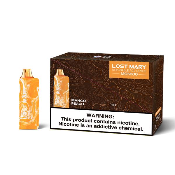 Lost Mary Mo5000 3% Flavors Mango Peach