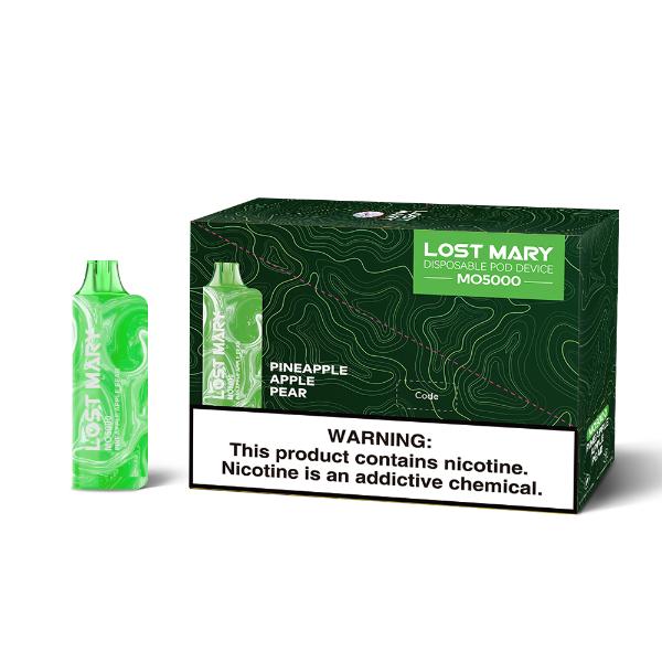 Lost Mary Mo5000 3% Flavors Pineapple Apple Pear