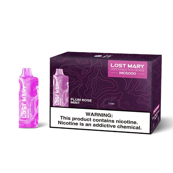 Lost Mary Mo5000 3% Flavors Plum Rose Mint