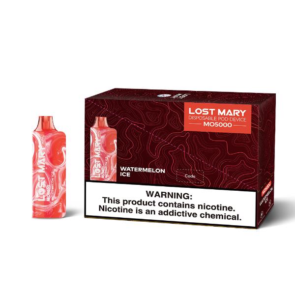 Lost Mary Mo5000 3% Flavors Watermelon ICe