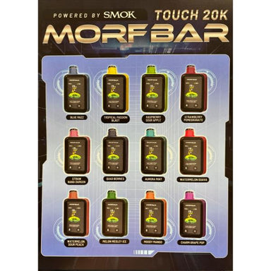 Morfbar Touch 20000 Puffs Single Disposable Vape 18mL Best Flavors