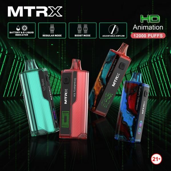 MTRX 12000 Puffs Disposable Vape 15mL 5 Pack - $69.95