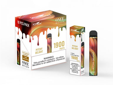 KangVape Onee Stick Disposable Vape 6.5mL 1900 Puffs 10 Pack Best Pitchy Delight