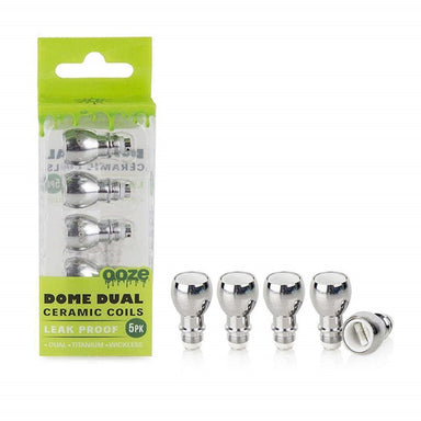 Ooze Dome Dual Ceramic Coil 5 Pack Wholesale