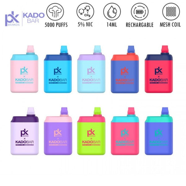 Pod King x Kado Bar PK5000 Disposable Vape 13mL Best Flavors
