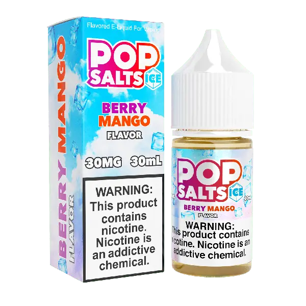 Best Deal Pop Salts E-Liquid 30mL Salt Nic  Berry Mango Ice