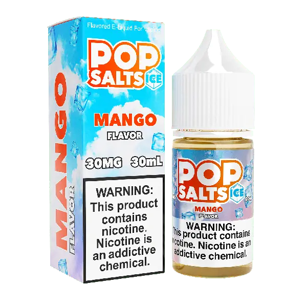 Best Deal Pop Salts E-Liquid 30mL Salt Nic  Mango Flavor Ice