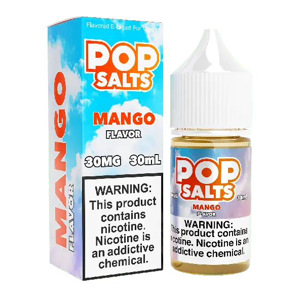 Best Deal Pop Salts E-Liquid 30mL Salt Nic  Mango Flavor