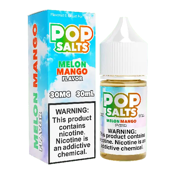 Best Deal Pop Salts E-Liquid 30mL Salt Nic  Melon Mango Flavor