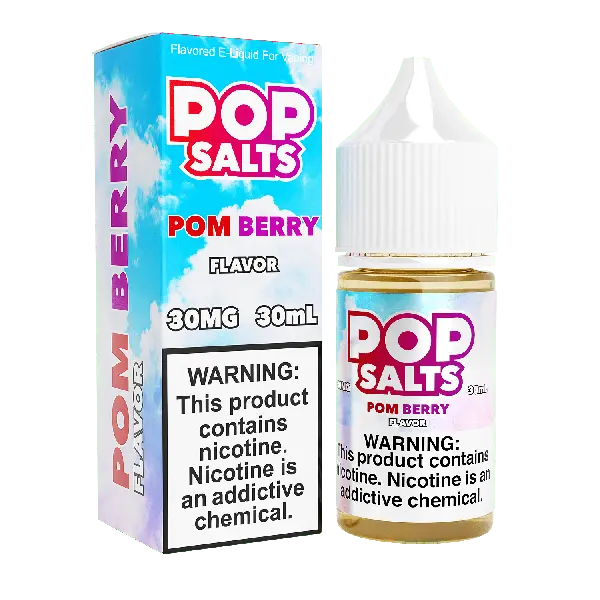 Best Deal Pop Salts E-Liquid 30mL Salt Nic  Pom Berry