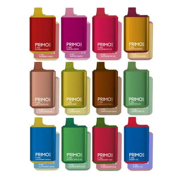 Primo Bar P7000 Disposable 7000 Puffs (14mL) 50mg Best Flavors