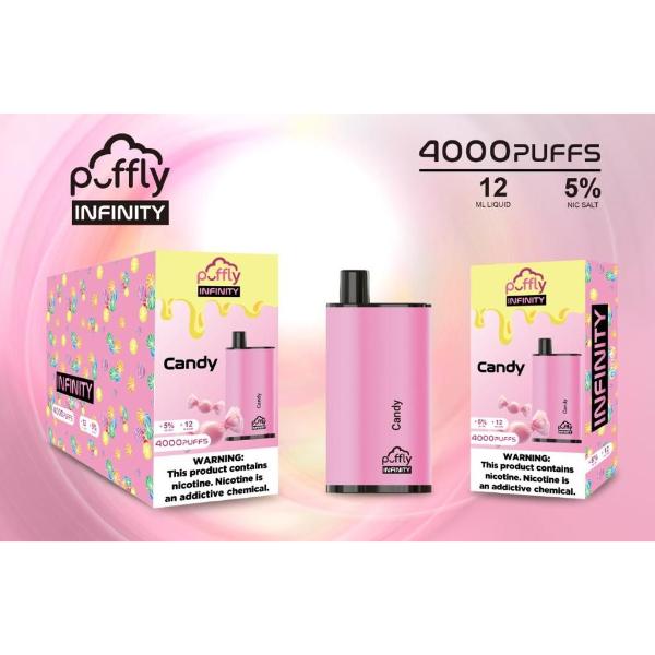 Candy Puffly Infinity 4000 Puffs Disposable 5-Pack Bulk Deal!