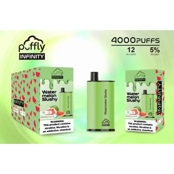 Watermelon Slushy Puffly Infinity 4000 Puffs Disposable 5-Pack Best Price!