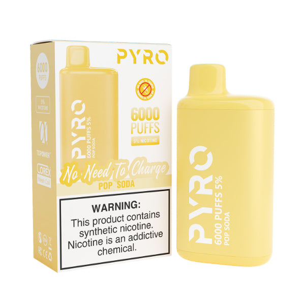 Pyro 6000 Puffs Disposable 10-Pack