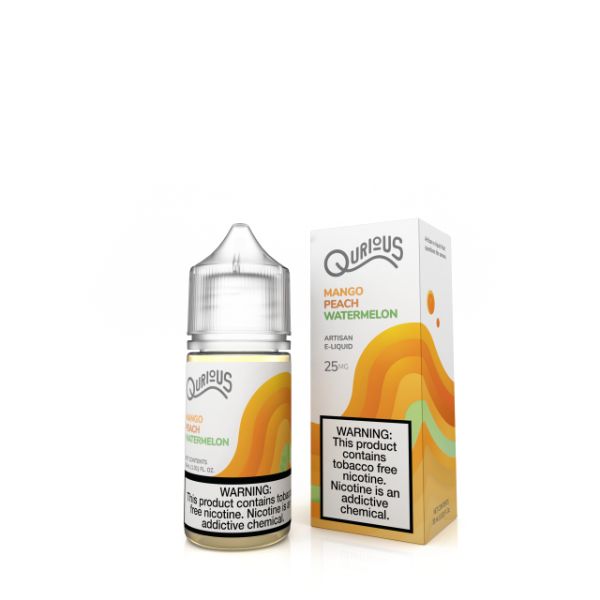 Mango Peach Watermelon Qurious Synthetic Salt E-Liquid