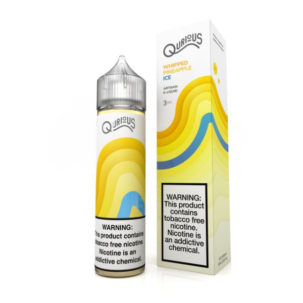 Whipped Pineapple Ice Qurious Synthetic E-Liquid