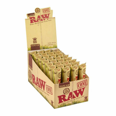 Raw Cones Organic Hemp King Size 32 Pack