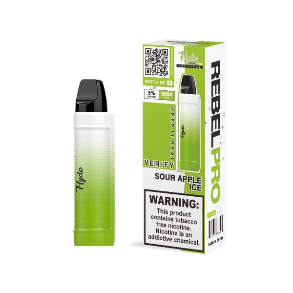 Sour Apple Ice Hyde Rebel PRO 5000 Puffs Single Disposable