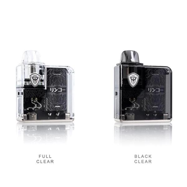 Full Clear & Black Clear Rincoe Jellybox Nano Pod System Kit Bulk Price!