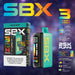 SBX Puffs 25K Disposable Vape Device 5 Pack