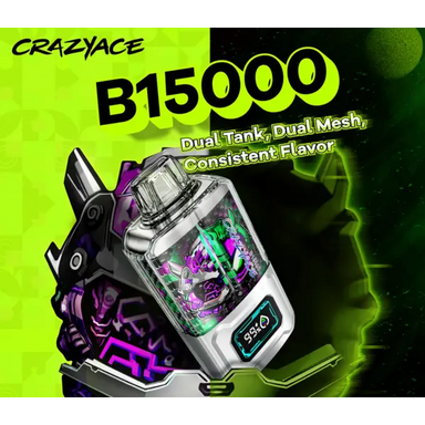 Best Deal CRAZYACE B15000 Puffs Disposable Vape 20mL