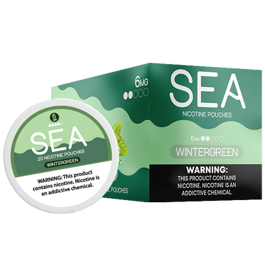 Best Deal SEA Semi-Dry Nicotine Pouches 5 Pack -  Wintegreen