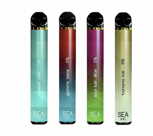 SEA XXL Single Disposable Vape 6ML Best Flavor Sweet Mint Gummy Bear Sour Lush Slice Banana Ice